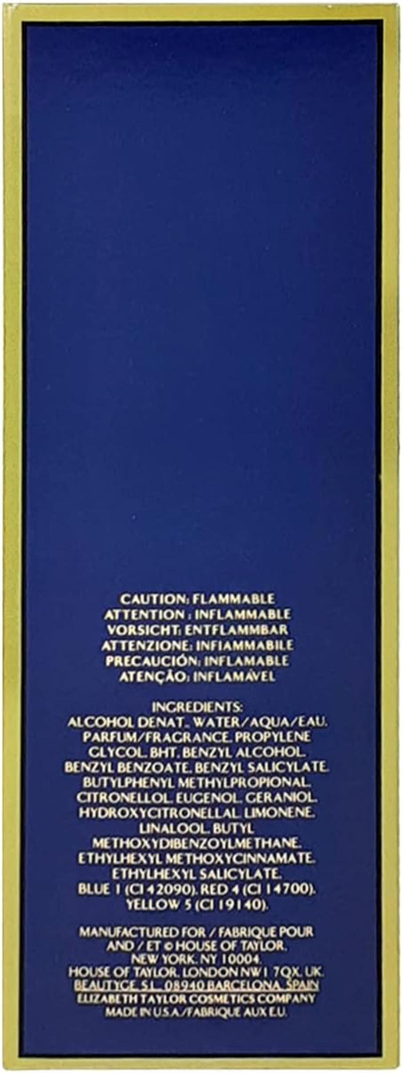 DIAMONDS & SAPHIRES by Elizabeth Taylor Eau De Toilette Spray 3.4 Oz for Women - 100% Authentic image number 2