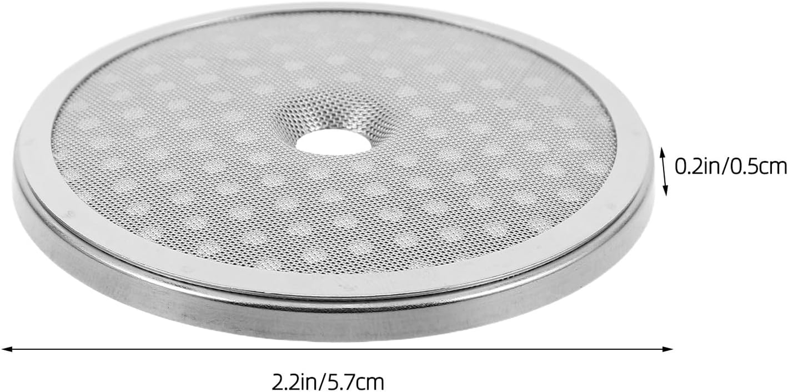 Angoily 2Pcs Stainless Steel Coffee Machine Filter Replacement, Reusable Espresso Mesh Screen Puck Filter Basket for Home and Office Brewing image number 6