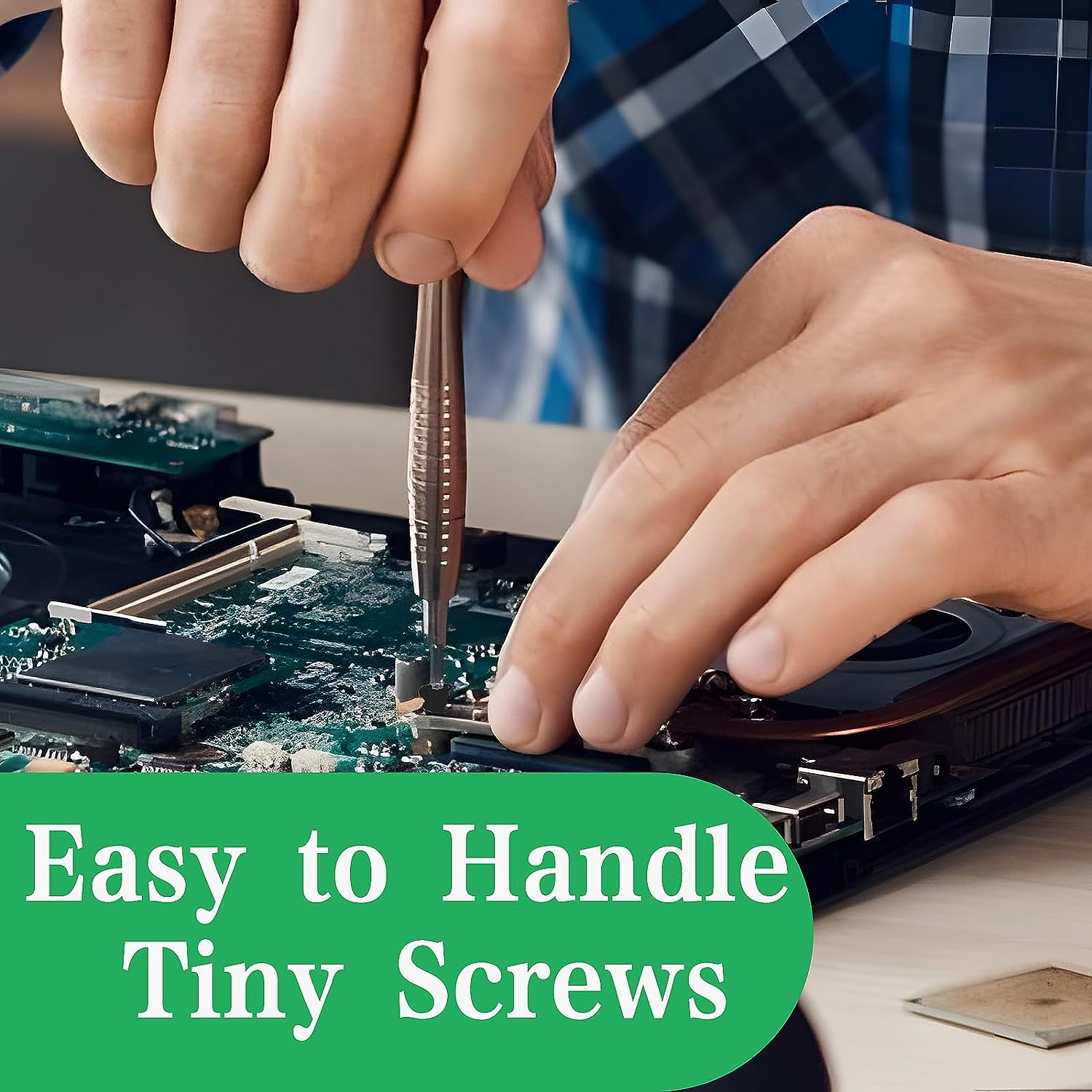 200Pcs M.2 Screw Kit,Black M2 SSD Mounting Screws,Nvme Screw for Laptops,M.2 Standoff and Screws for Asus Gigabyte MSI Motherboards with Screwdriver image number 5