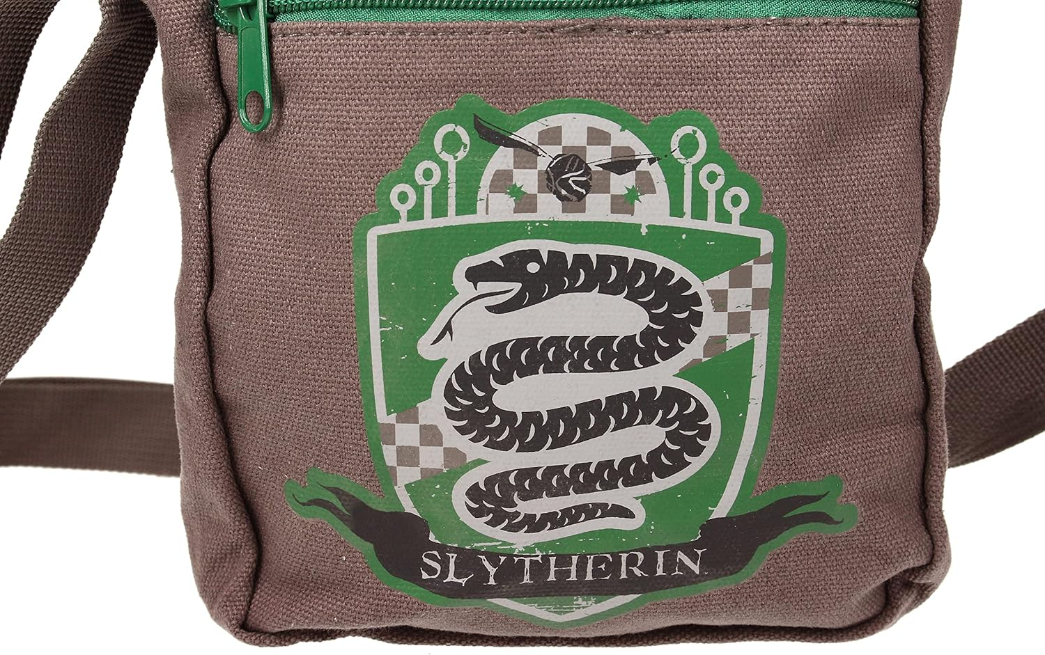 SD TOYS Unisex'S Bolsa Peque&ntilde;a Tela Canvas Slytherin Harry Potter Small Bag, Multicoloured, Mide 17 X 23 Cm, Multicoloured, Peque&ntilde;a. Mide 17 X 23 Cm image number 2