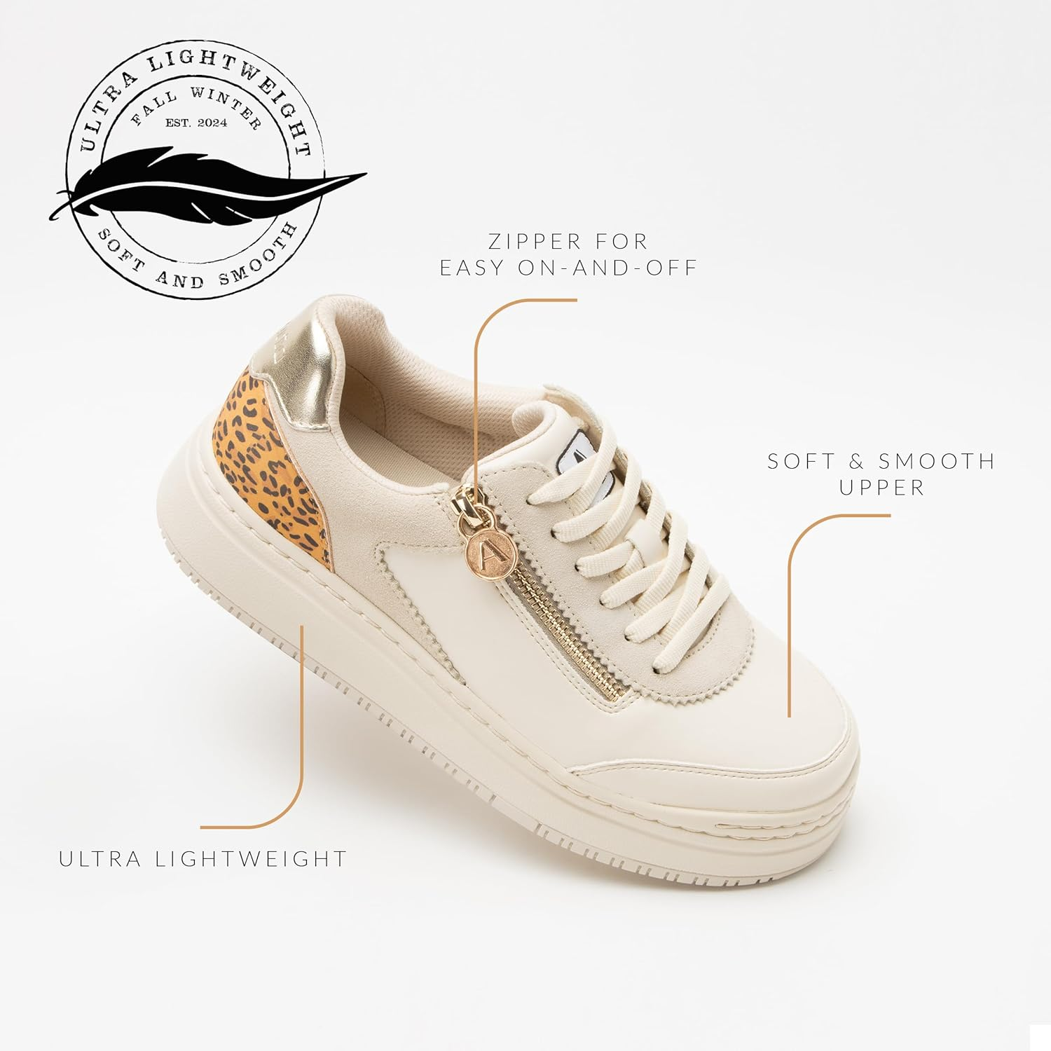 Alegria Women'S Averie Zipper Platform Tennis Shoes image number 1