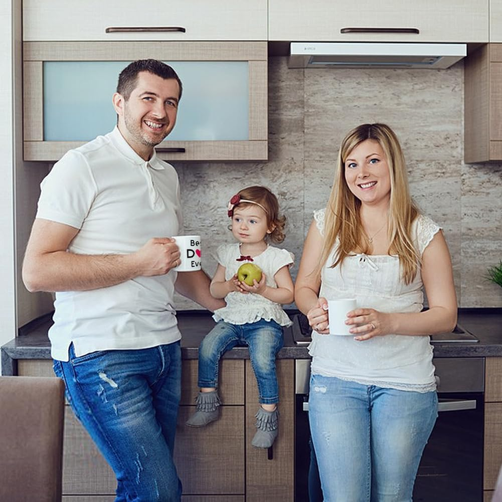 Best Dad Mug, Geli Funny Ceramic Coffee Mugs for Father'S Day, Birthday, Christmas Day image number 2