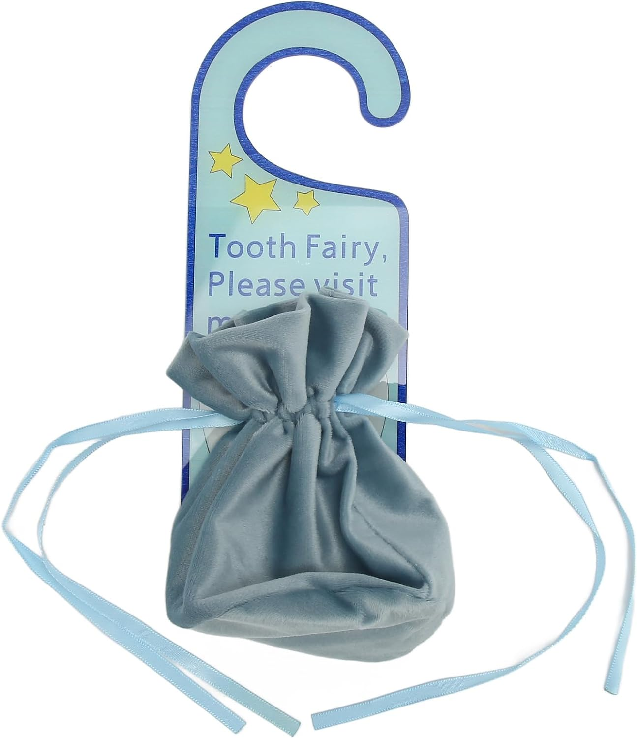 Tooth Fairy Pouch Tooth Fairy Pillow Boy Tooth Fairy Door Hanger, Sweet Acrylic Tooth Fairy Money Holder for Lost Teeth Kids Boys Girl, Tooth Fairy Baby Stationery image number 6