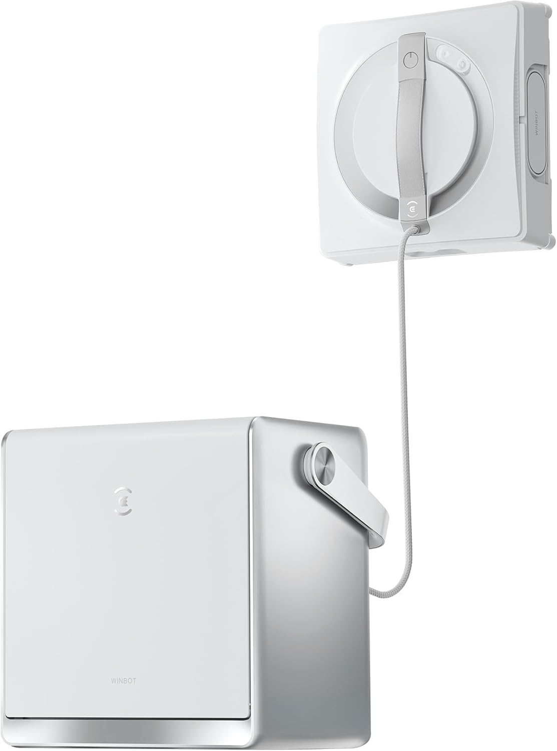 ECOVACS Winbot W2 PRO Omni Window Cleaner Robot with 2800 Pa Suction, Cross Auto-Spray, and Win SLAM 4.0 Path Planning Technology, Multifunctional Station, White image number 2