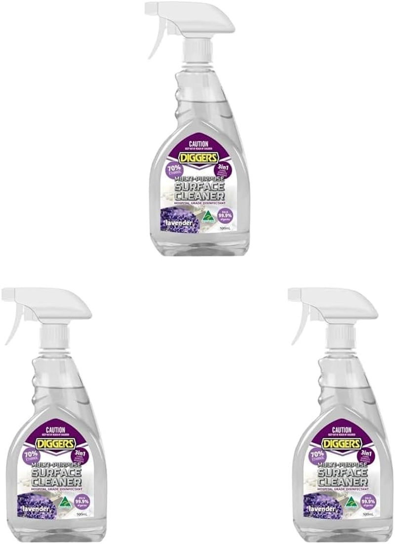Diggers Lavender Multi Prpose Cleaner 500 Ml (Pack of 3)