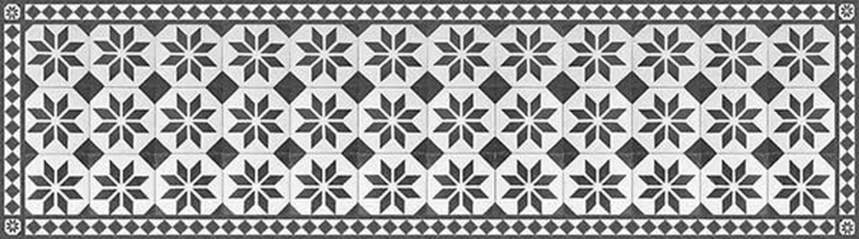 CREARREDA Kitchen Mat Non-Slip and Washable Vinyl Kitchen Runner 100% Made in Italy Vinyl Kitchen Rug Kitchen Mats for Floor image number 4