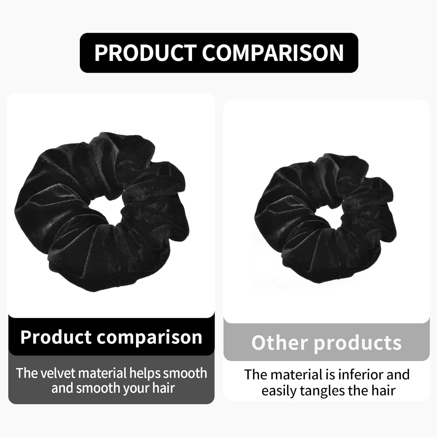 Pack of 4 Hair Bobbles Black image number 3