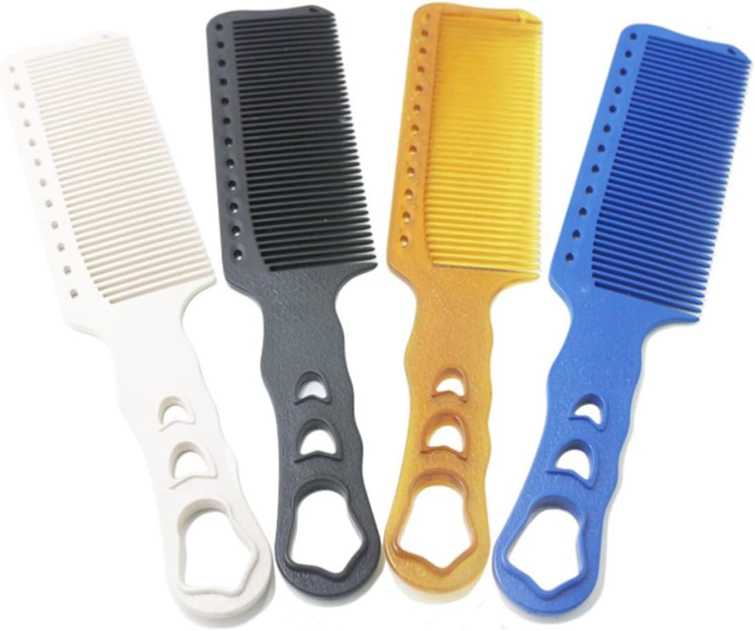 Professional Resin Comb Hair Cutting Shearing Tool Hair Supplies Accessories for Men Women Lightweight Haircutting Comb Salon Use image number 1
