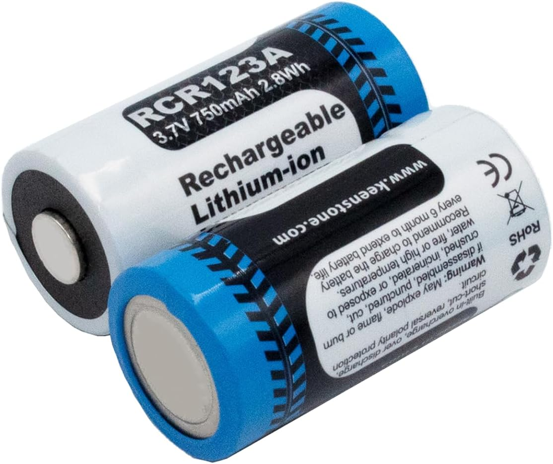 CR123A 3V Rechargeable Lithium Batteries 6 Pack image number 5