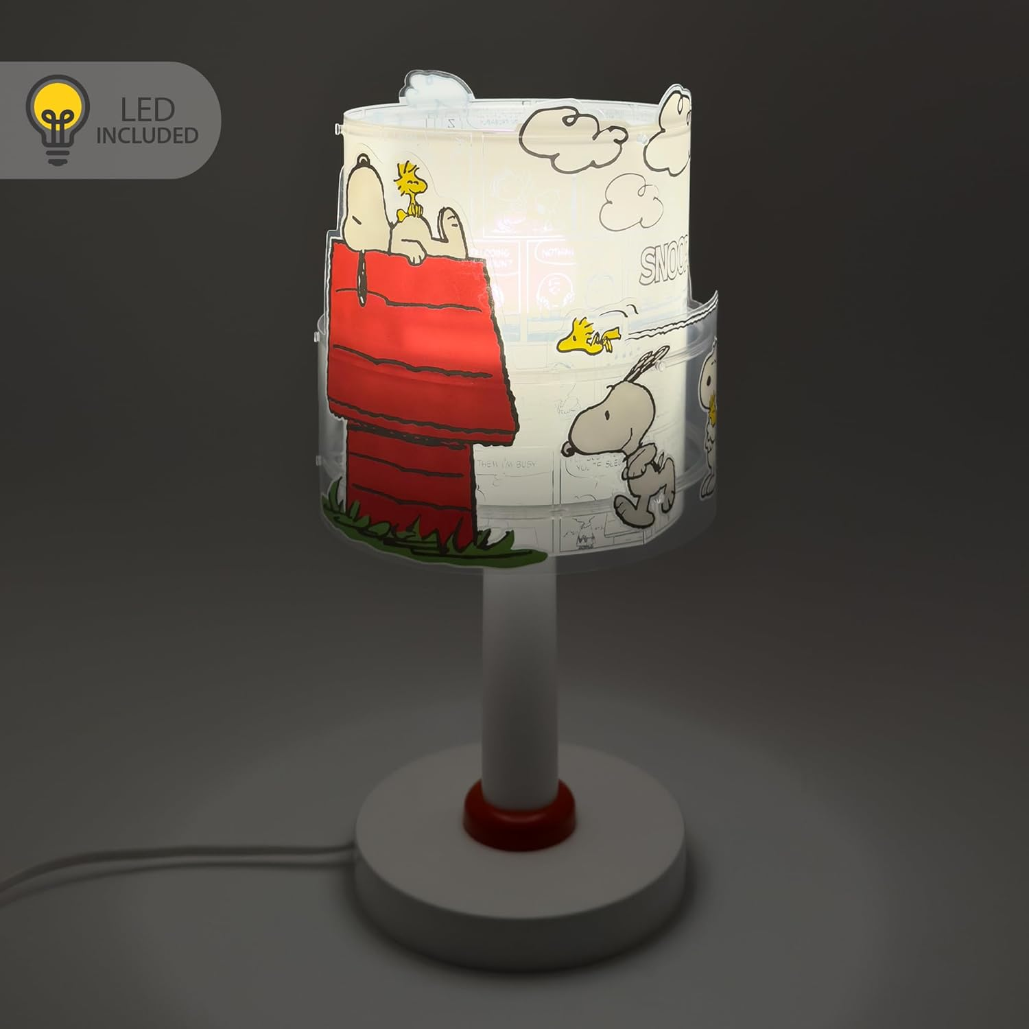 Dalber Snoopy 76301 G4 Children'S Bedside Table Lamp 4W LED Light Bulb Included image number 6