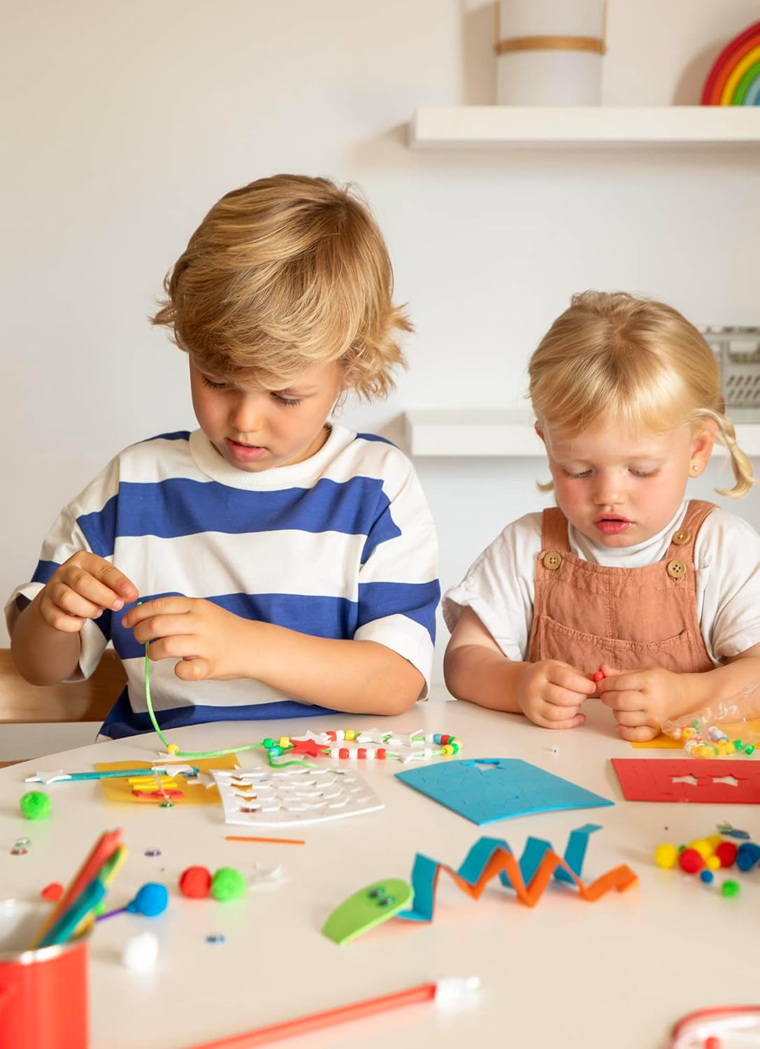 APLI Kids 20122 Mega Crafty Box, Craft Kit, 1300 Pieces, Various Materials for DIY Activities for Children image number 1