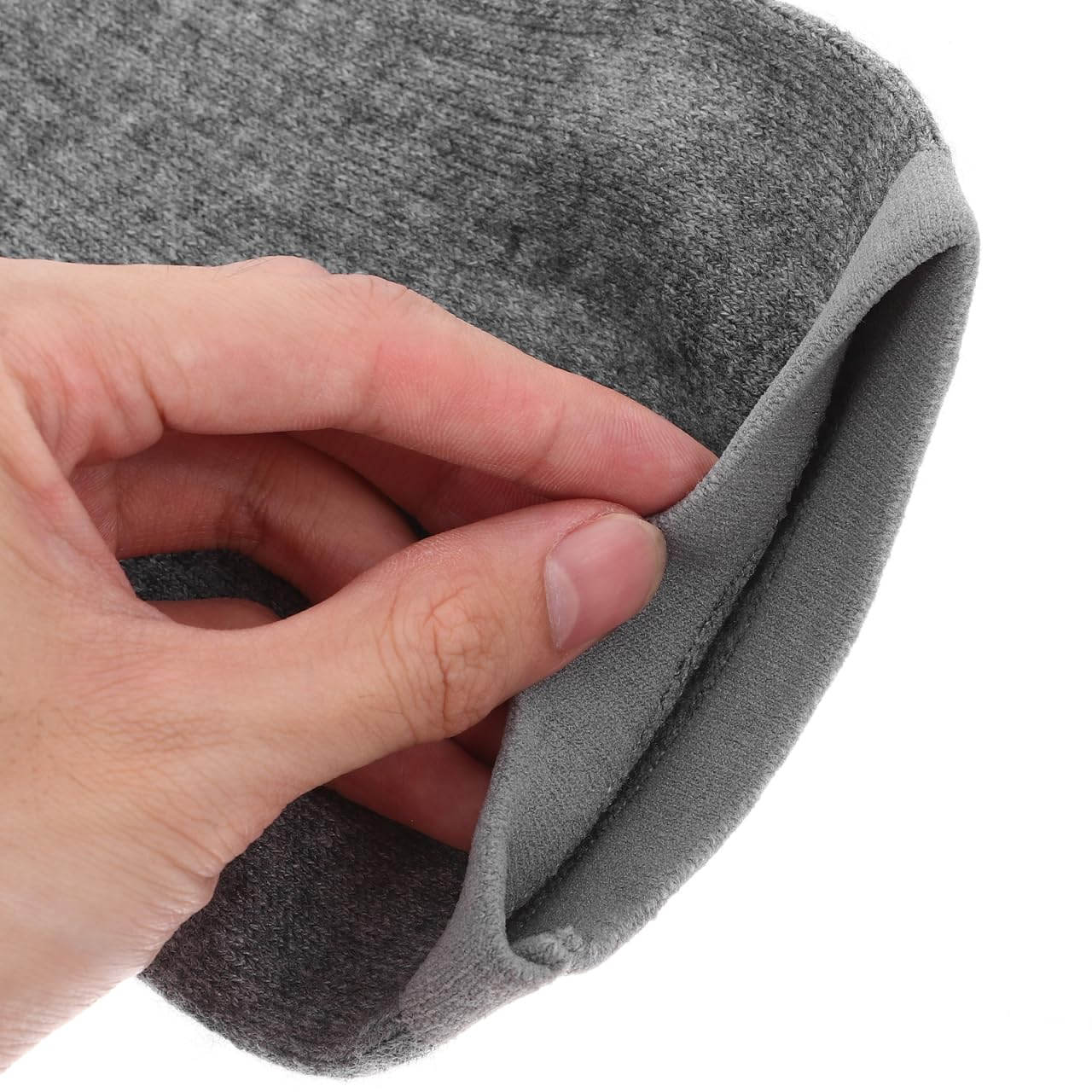 SOLUSTRE 1 Pair Cashmere Knee Braces Supports Leg Warmer Winter Warm Thermal Wool Cycling Ski Running Sports Knee Brace Pad Knee Sleeve for Men Women Grey