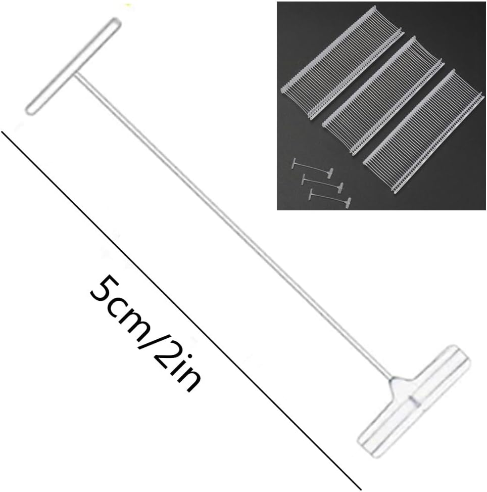 Loopunk 10000 Pieces 2 Inch I-Sshaped Plastic Needle Clothing Tag Gun Needle, Standard Tagging Gun Fasteners Plastic Regular Garment Clothing Price Tag Label Standard Tagging Barbs. image number 4