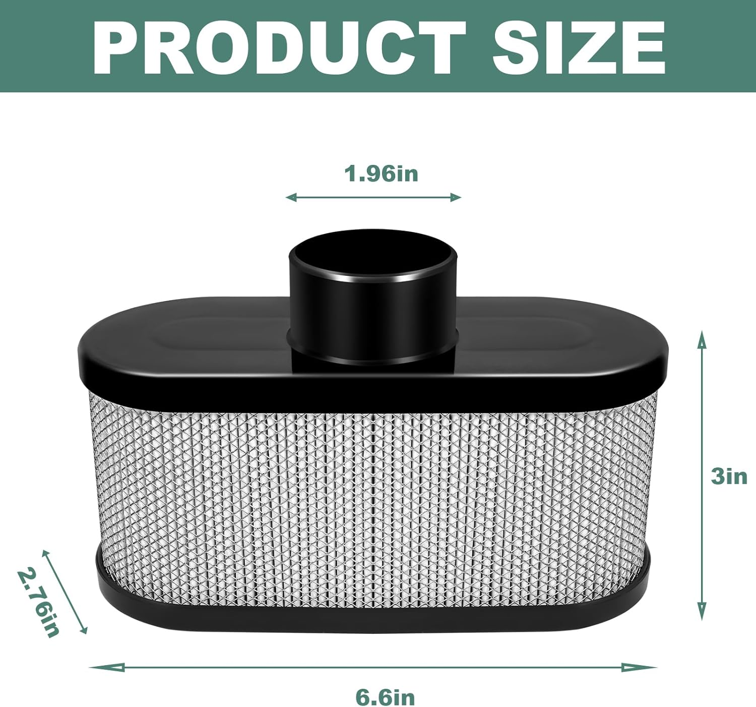 11013-7047 Air Filter for Kawasaki FR651V FR691V FR730V FS481V FS541V FS600V FS651V FS691V FS730V 4-Cycle Engine Cleaner Lawn Mower, Replace 11013-7047 11013-0752 11013-7046(5 Packs) image number 4