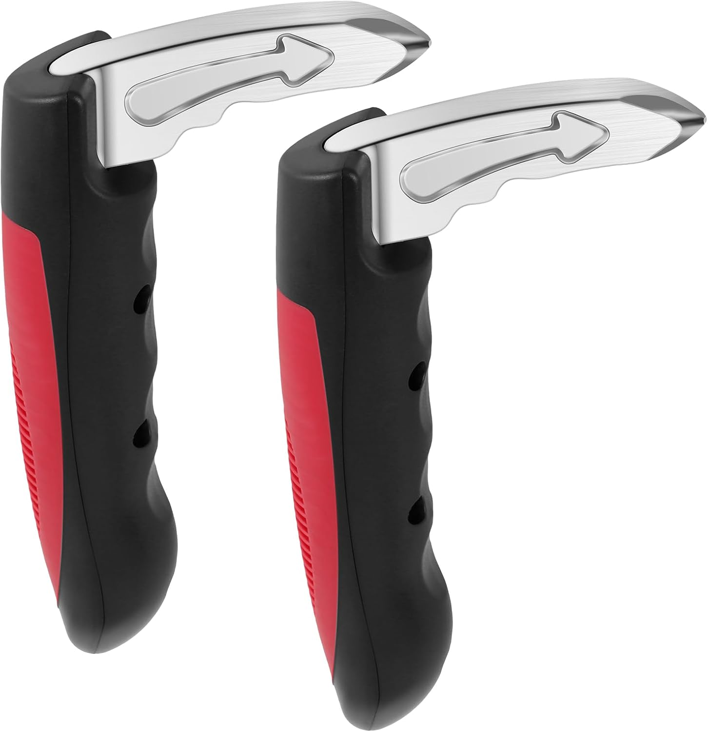 2Pcs Car Door Assist Handle,Seat-Belt Cutter and Window Breaker,3 in 1 Multifunction Portable Vehicle Support Handle,Car Door Handle Assist for Elderly and Car Emergency Tool (Blue)