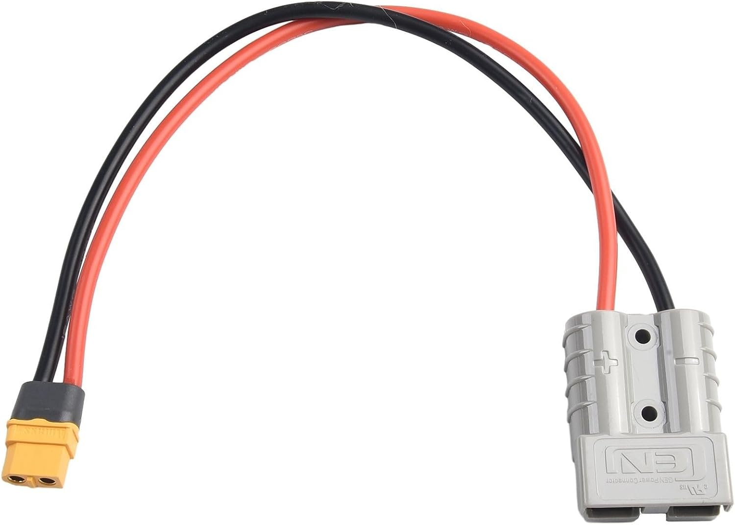 1PCS 50AMP 600V Charge Adapter Cable for Anderson Connector to for XT60 Adapter 12AWG 30Cm, 1181199774