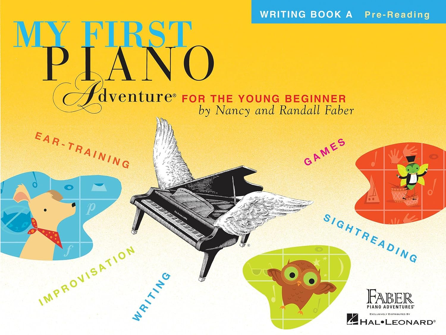 Faber Piano Adventures My First Piano Adventure Writing Book A, Multicolor