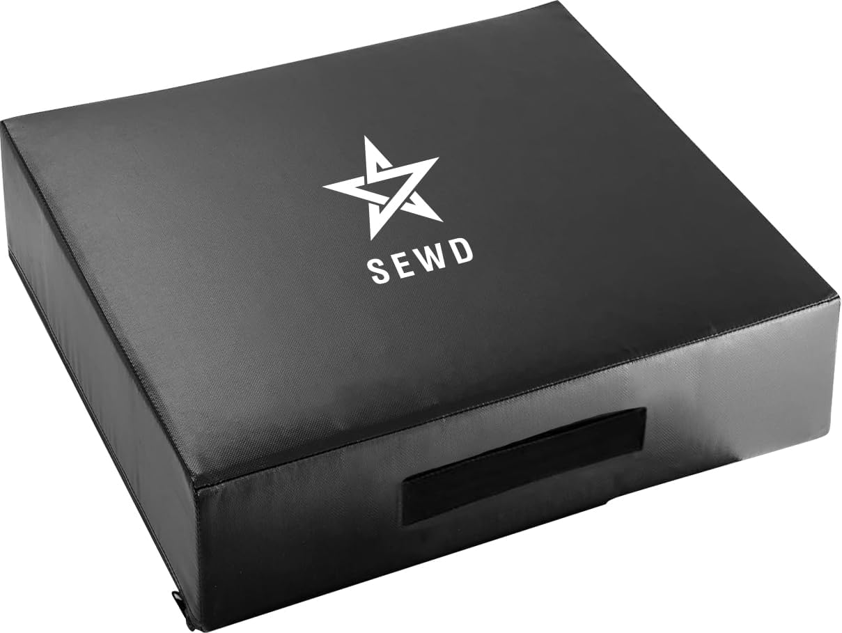 SEWD Weightlifting Crash Pad Noise Reducing Weight Pads for Floor Protection, Set of 2 Silencer Drop Pads image number 6