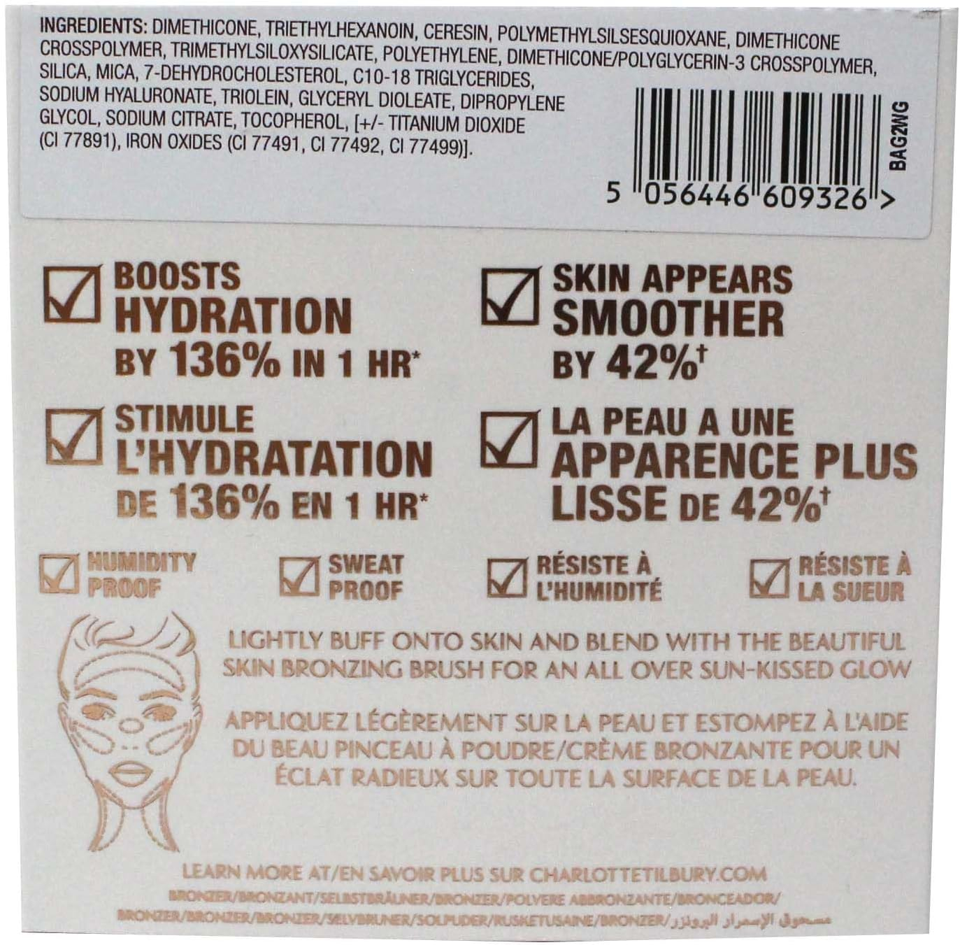 Charlotte Tilbury Beautiful Skin Sun-Kissed Glow Bronzer (Fair) image number 2