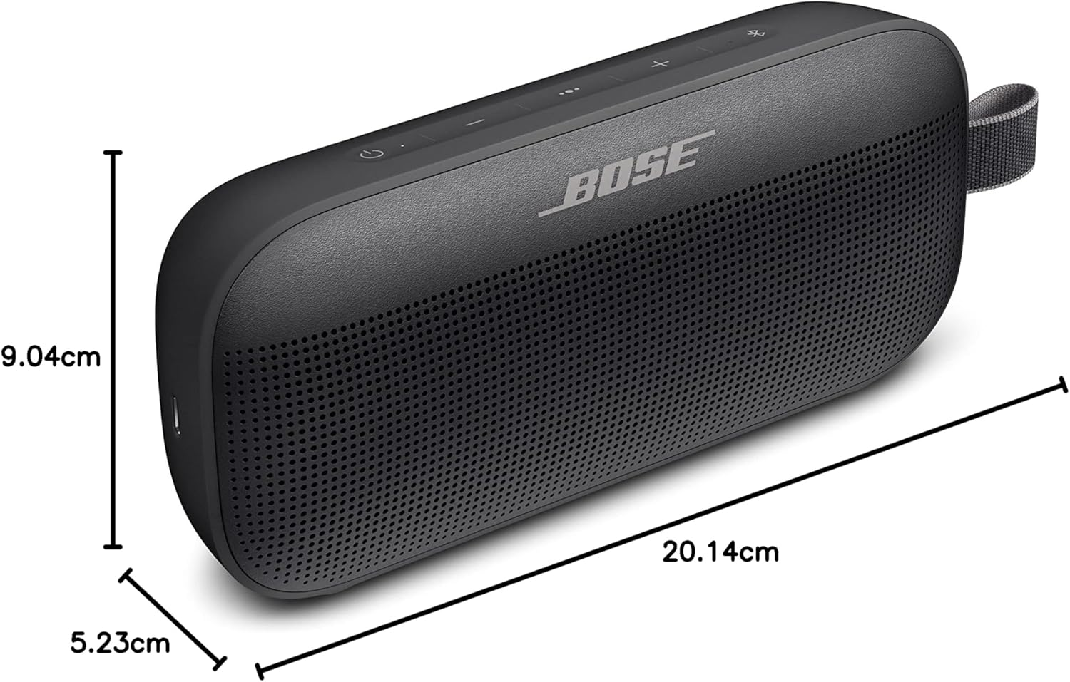 Bose Soundlink Flex Bluetooth Portable Speaker, Wireless Waterproof Speaker for Outdoor Travel - Black