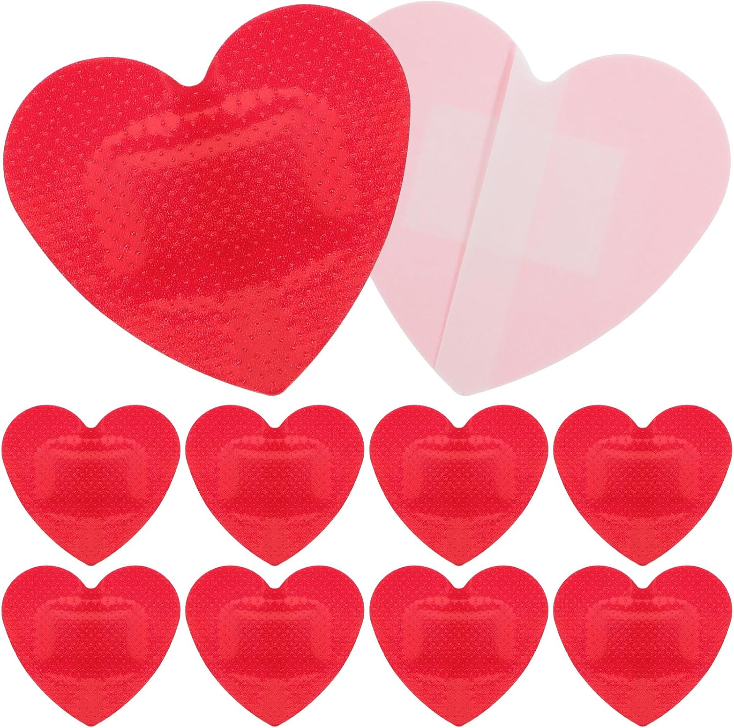 FOMIYES Heart-Shaped Plasters 25Pcs Cute Hydrocolloids Patches for Kids Breathable and Waterproof Adhesive Wounds Bandages for Home Use image number 2