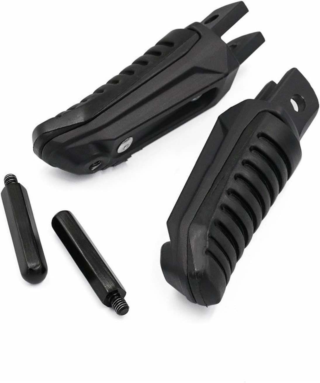 Motorcycle Front Rider Footrest with Rubber Aluminum Foot Peg Pedals for Hayabusa 1999-2020 2008 2016 2018 Accessories image number 2