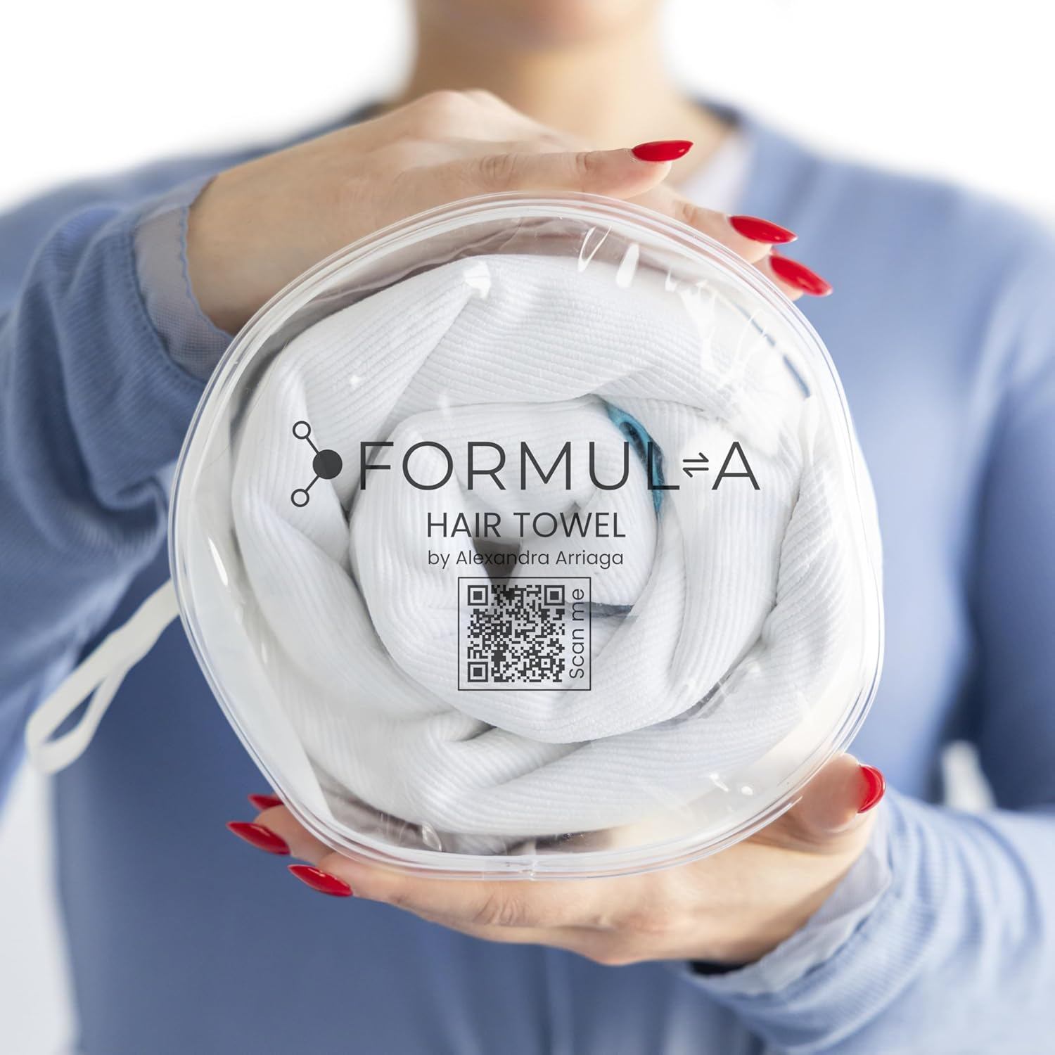 FORMUL-A - Microfiber Hair Towel Wrap for Women - anti Frizz, Fast Drying, Super Absorbent - Plopping Wrap Turban for Wet Hair - Hair Care Product image number 2