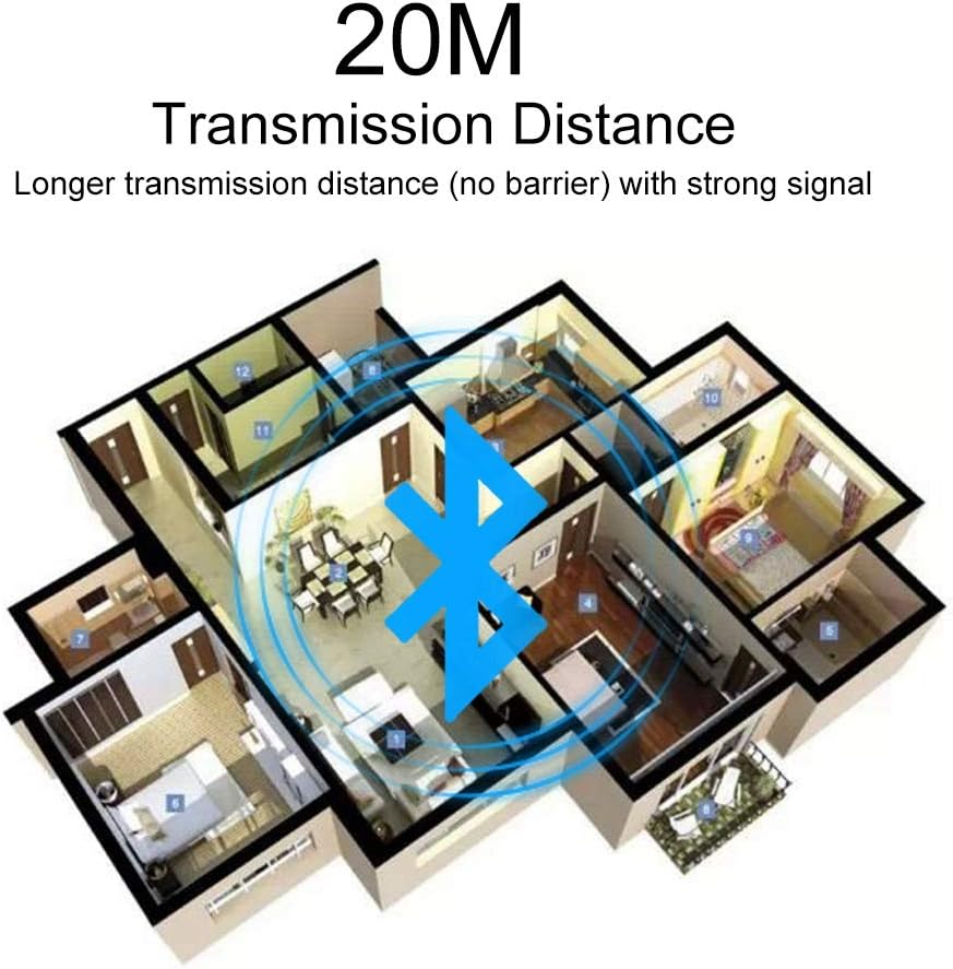 Ejoyous CSR8510 Chip Bluetooth 4.0 Adapter (BTD-401) USB2.0 Port, Compatible with Win/Mac (10.2-10.84) Works with Headphones/Keyboards/Printers Supports 8-Device (No Driver CD)