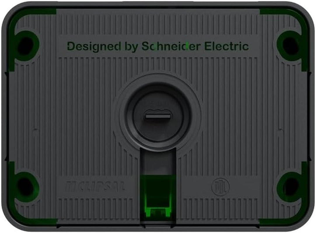 Clipsal 10A 250V Iconic Outdoor Twin Switched Socket Outlet, Black image number 2