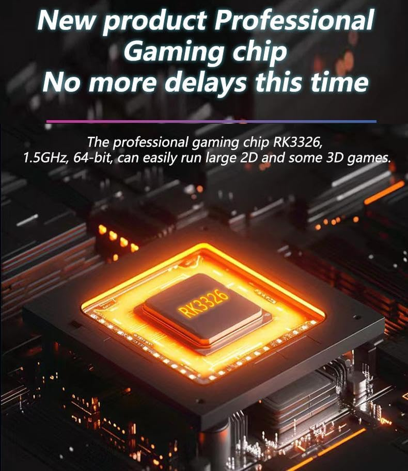 New R36 Max Retro Handheld Game Console, 4.0" IPS Screen Portable Video Game Console with Storage Bag,Linux System Built in 128G Card & 20000 Games (Black,128G) image number 6