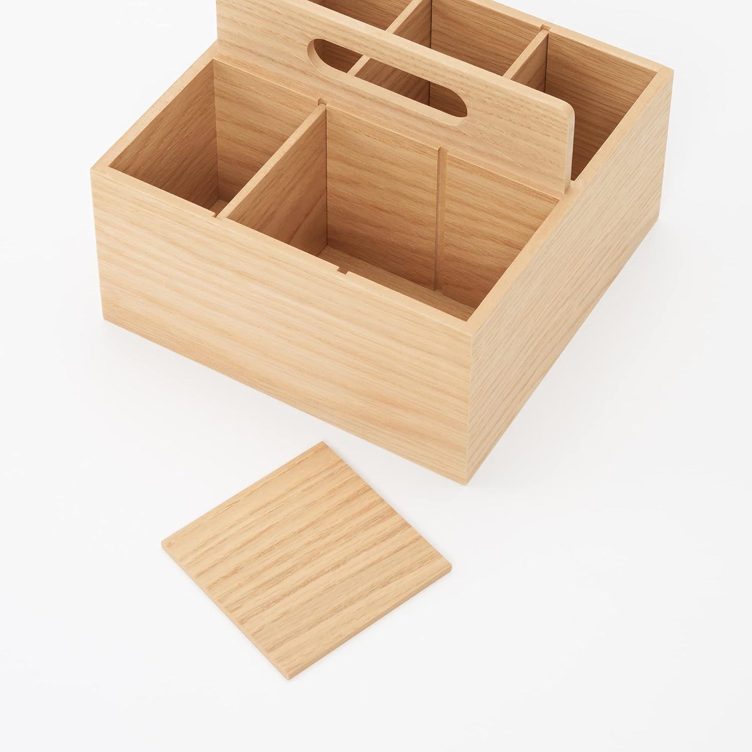 MUJI 44310236 Wooden Tool Box, Approx. Width 6.6 X Depth 6.6 X Height 5.0 Inches (16.8 X 16.8 X 12.6 Cm) image number 5