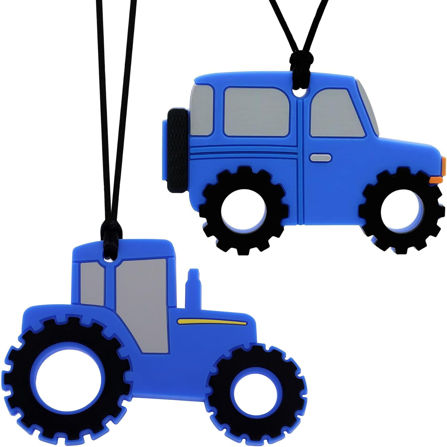 Sensory Chew Necklaces for Boys and Girls, Panny & Mody Australian Local Manufacturer Sensory Chew Necklace for Kids,Teething Necklace for Toddler Boys Children with Anxiety Autism ADHD Oral Motor, Chewable Jewellery (Shape 4) image number 1