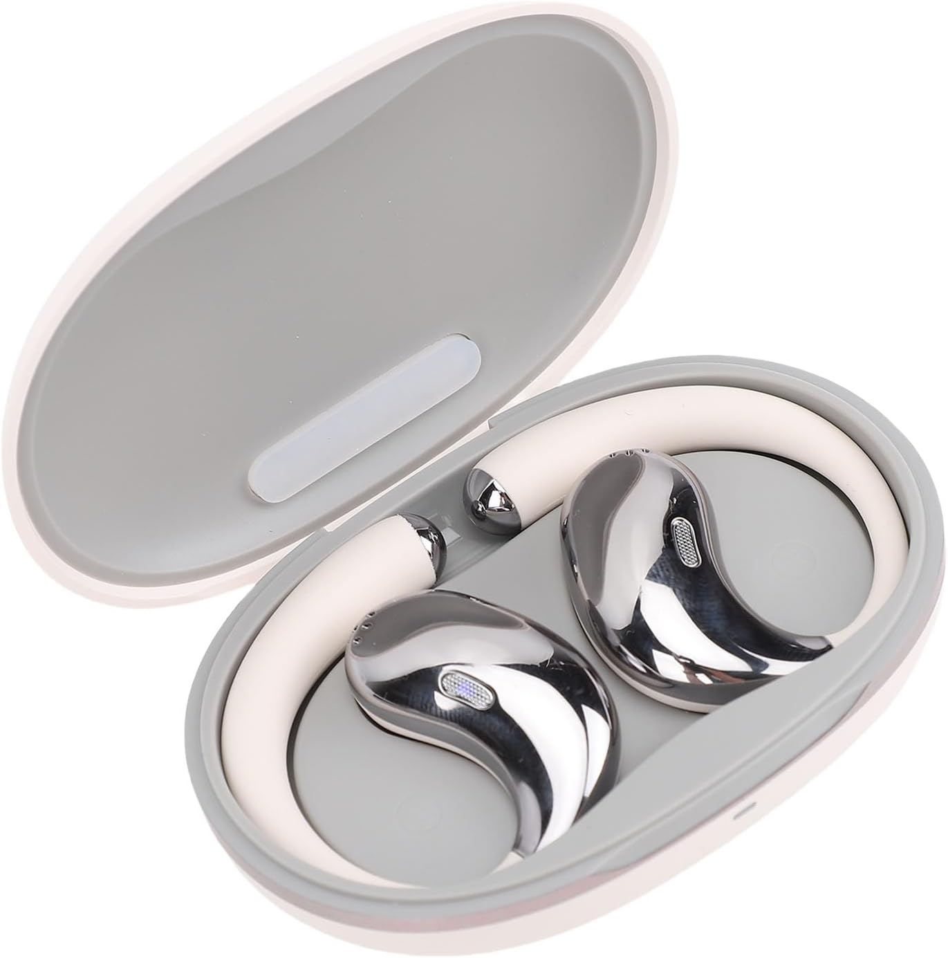 Jectse Multifunctional Translation Earbuds with Clear Sound and Long Battery Life for Language Learning, Business Meetings, White image number 4