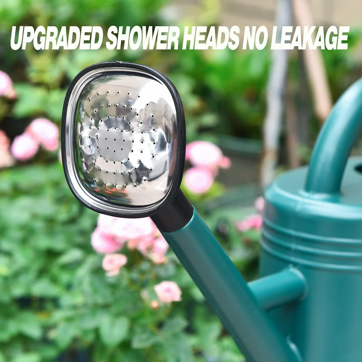 Watering Can for Indoor Plants, Garden Watering Cans Outdoor Plant House Flower, Watering Can Large Long Spout with Sprinkler Head (Grey, 5L)