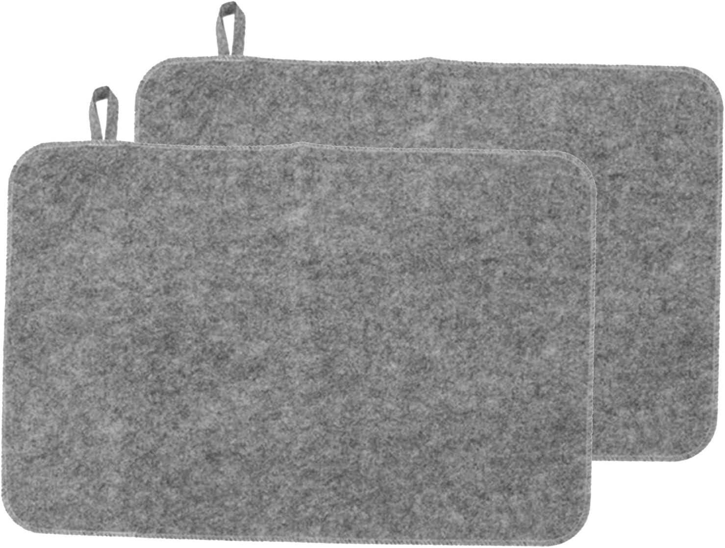 Sauna Floor Mat | 2X Felt Sauna Seat Cover,Heat Insulation Mat, Bench Protector Pad, Water Absorbent for Sauna Bath Shower Room - White image number 5