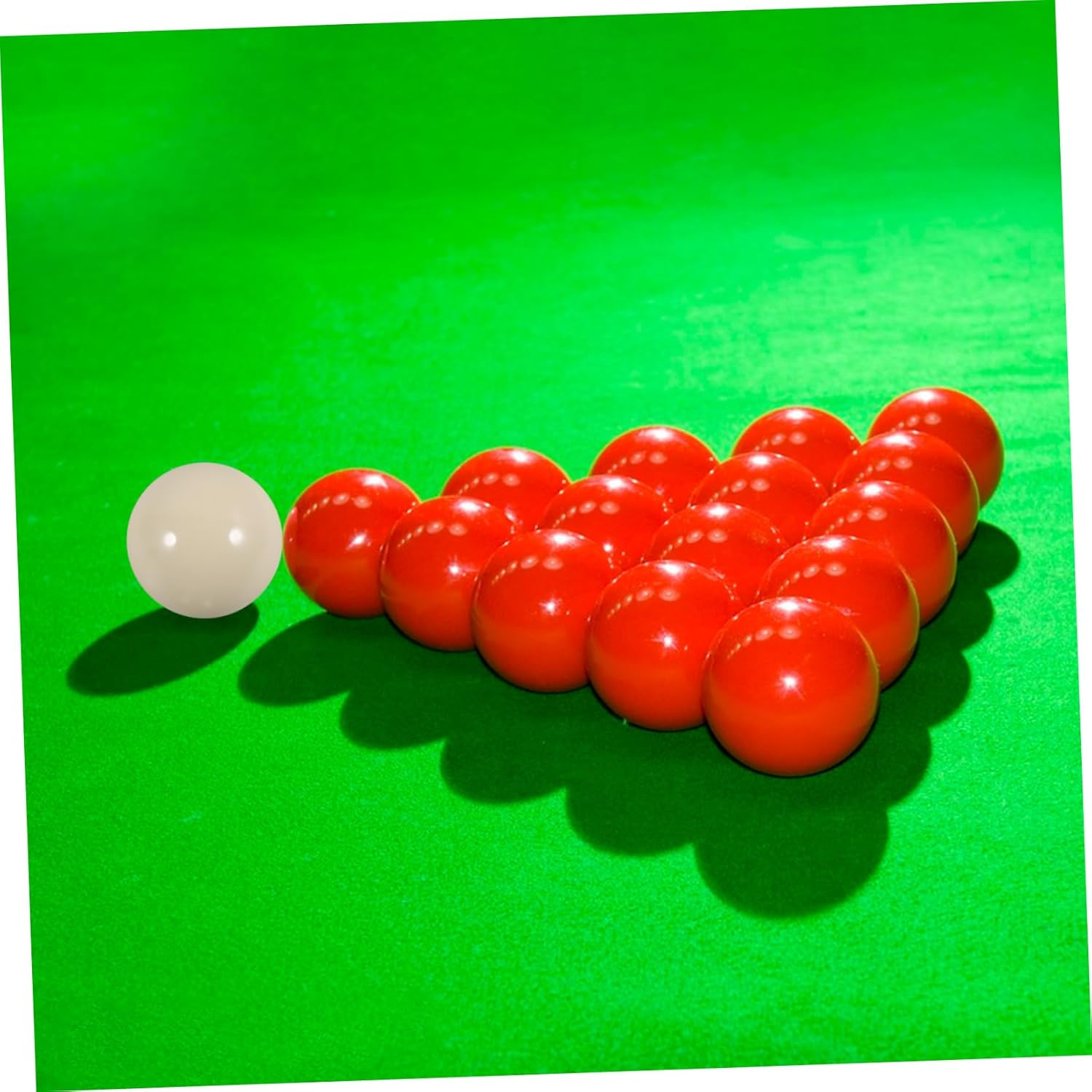 LAPYAPPE Billiard White Ball Pool Balls for Billiards Training Resin Material Replacement image number 2