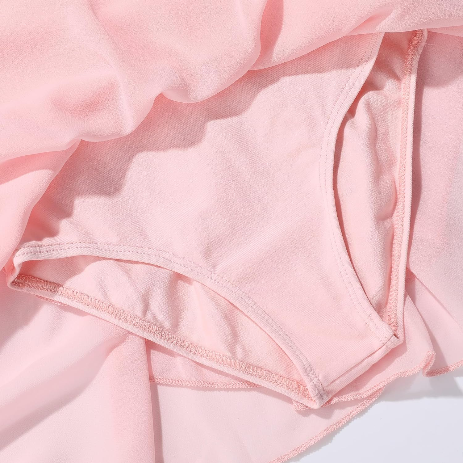 Nyllssehn Girls Ballet Leotards Dance Activewear Dress Ruffle Sleeve Skirted Toddler Ballet Outfit image number 1