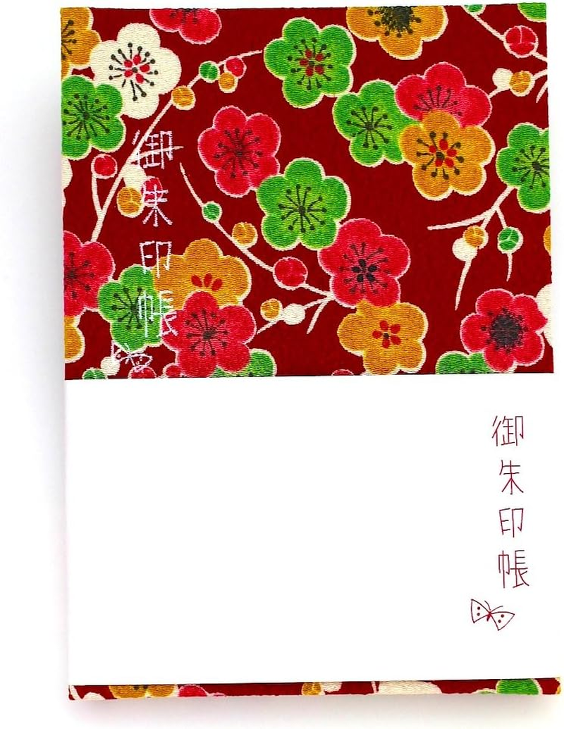 Tokonuts THO-01 B Goshuin Book, Bellows Type, Plum Red - Hemp image number 3