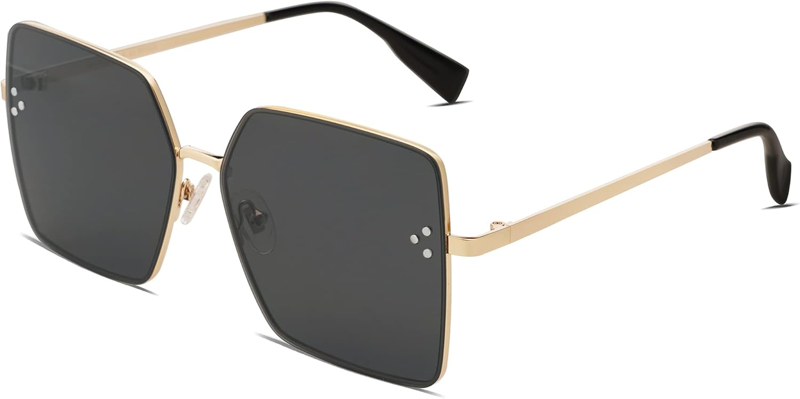 SOJOS Trendy Square Sunglasses Womens Big Oversized Designer Style UV Protection Sunnies Shades SJ1170 image number 5