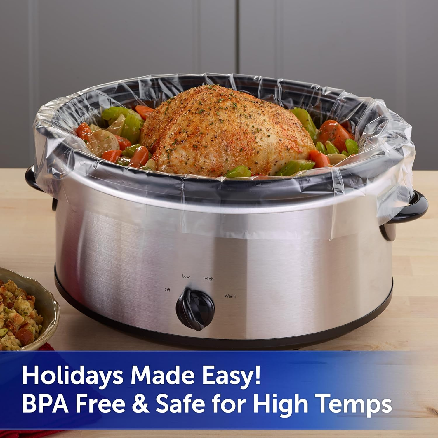 Reynolds Kitchens Premium Slow Cooker Liners - 13 X 21", 6 Count image number 2