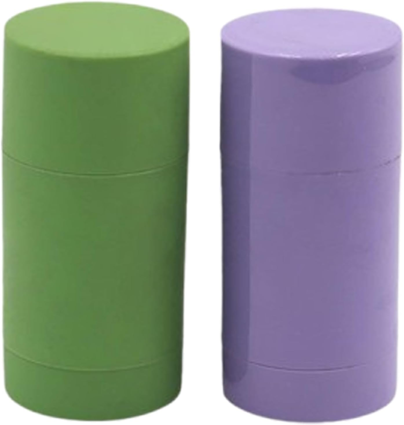 2 Pcs 40Ml Empty round Deodorant Containers Plastic Deodorant Tubes Twist up Stick Container Homemade Deodorant Dispenser image number 1