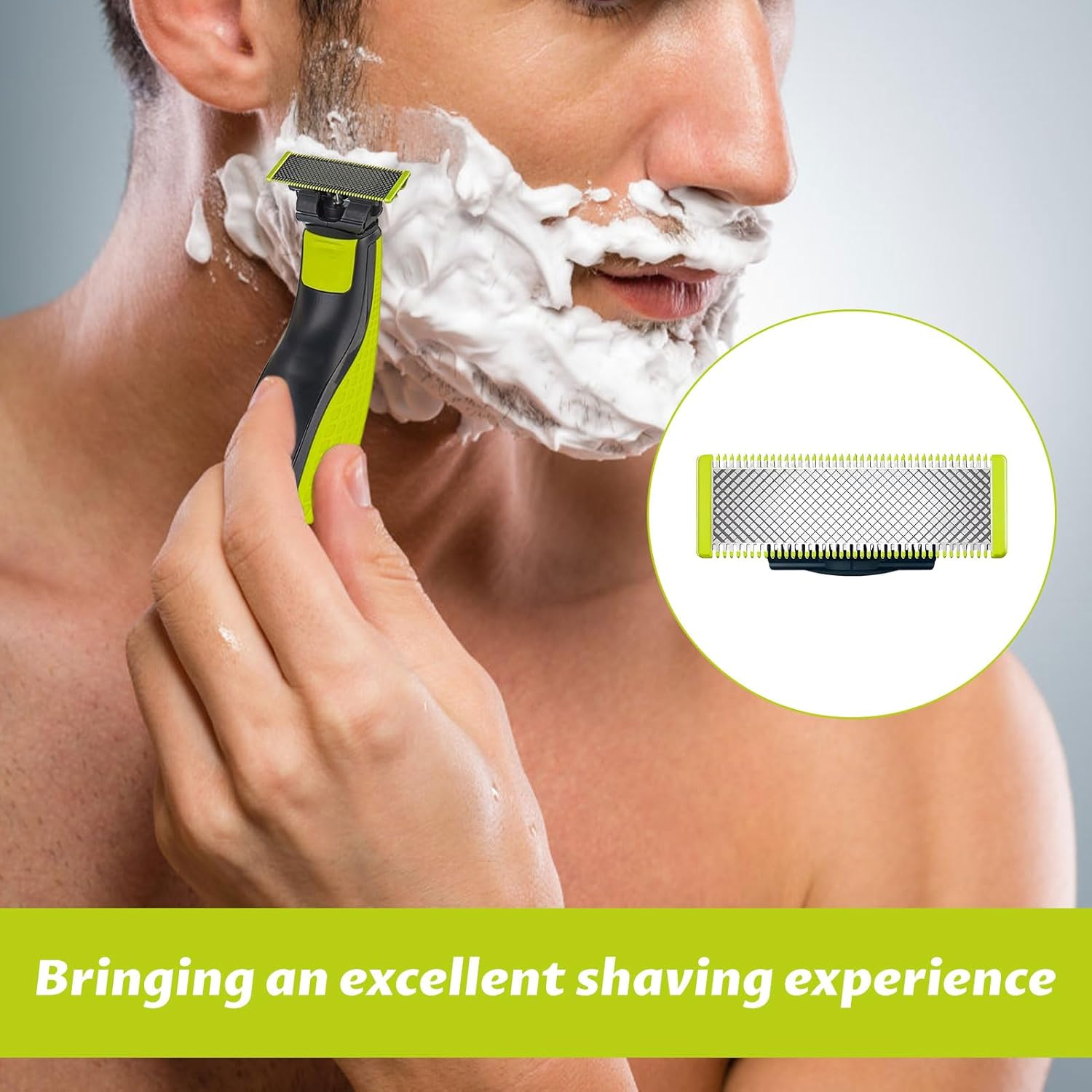 Blade for Philips Oneblade Replacement Blade, Razor Blade for Phillips One Blade Replacement, One Blade Replacement Head Suitable for Oneblade Razor, Compatible with QP210/50, 220 2523 2520 2527, Etc image number 2