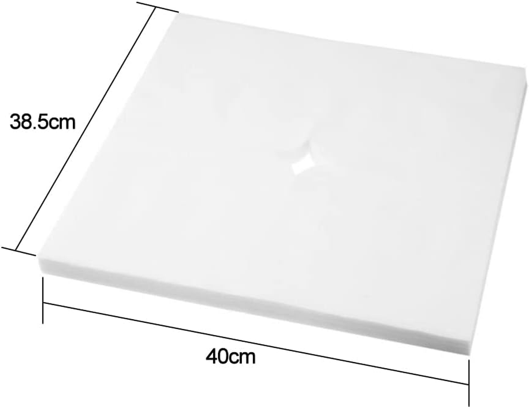 200Pcs Beauty Salon Disposable Face Pad Bed Table Face Hole Cover Massage image number 4
