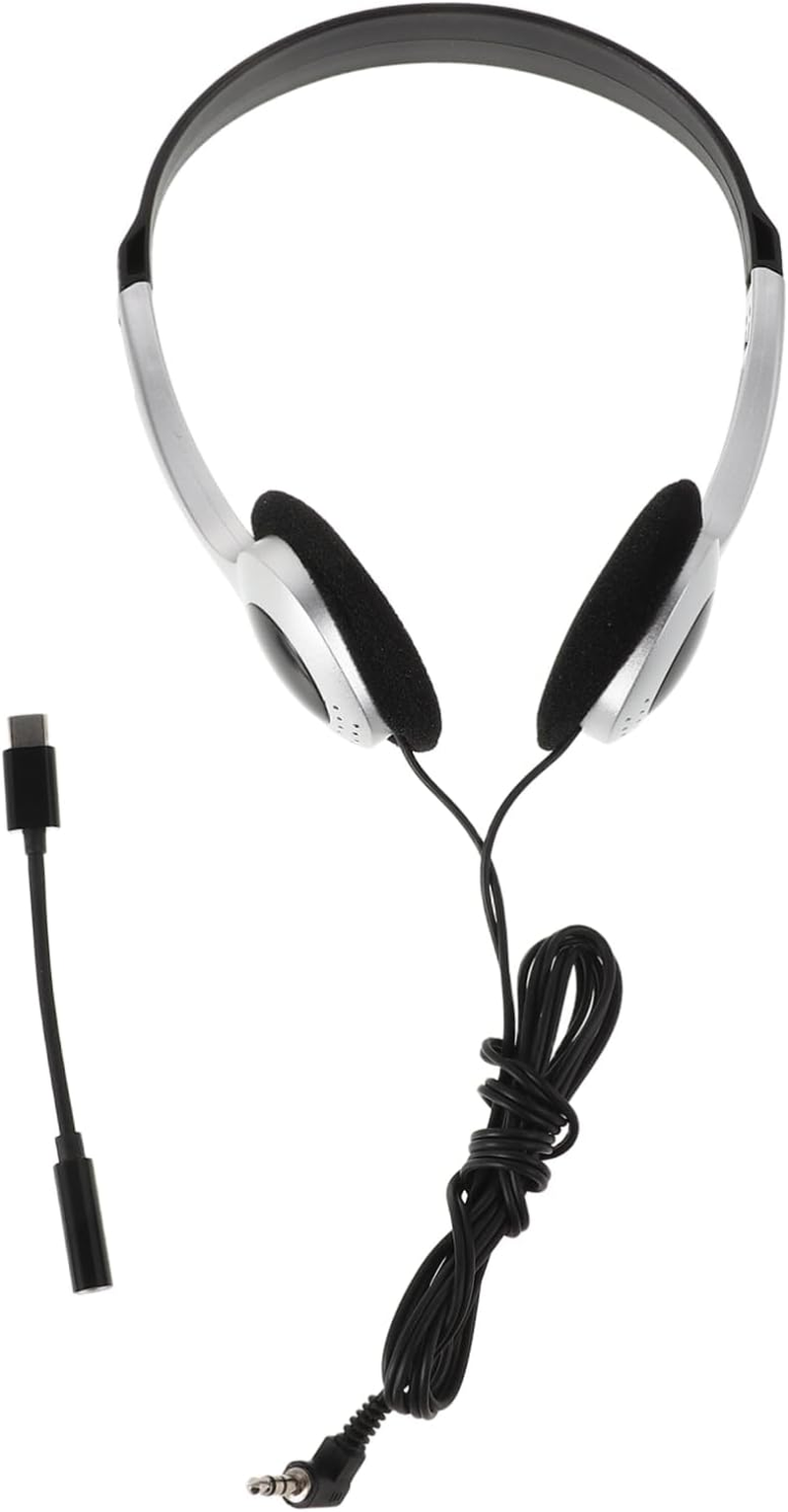 HOOTNEE Portable Ear Headphones for Students Stylish Retro Design with Compatibility for School Travel Devices High Fidelity Sound Comfortable Fit Easy Inline Control image number 2