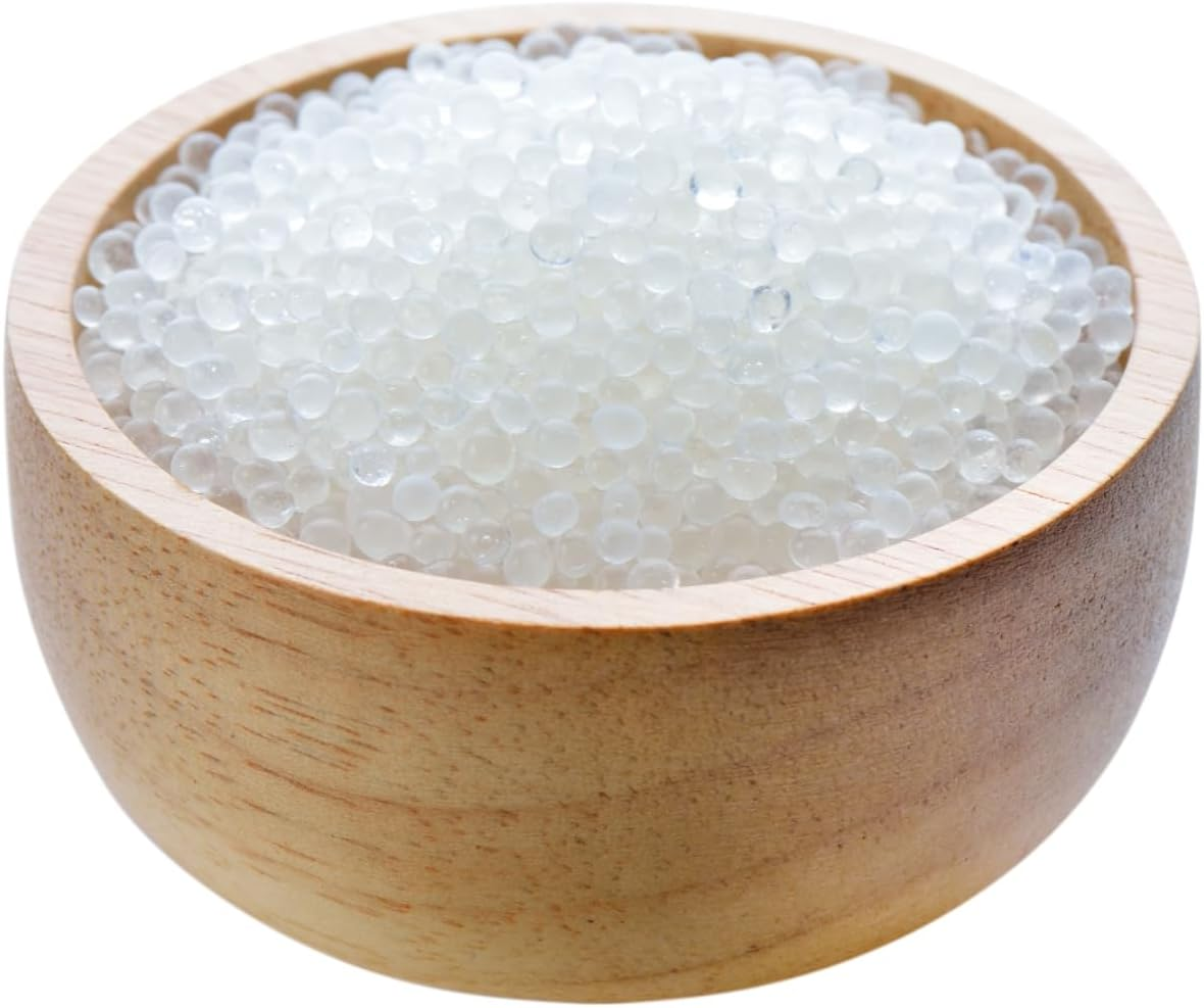 Silica Gel Beads White, 3-5Mm (1.0 KG). Clear Silica Gel Beads Reusable Desiccant Beads Rechargeable Moisture Absorber Silica Gel image number 1