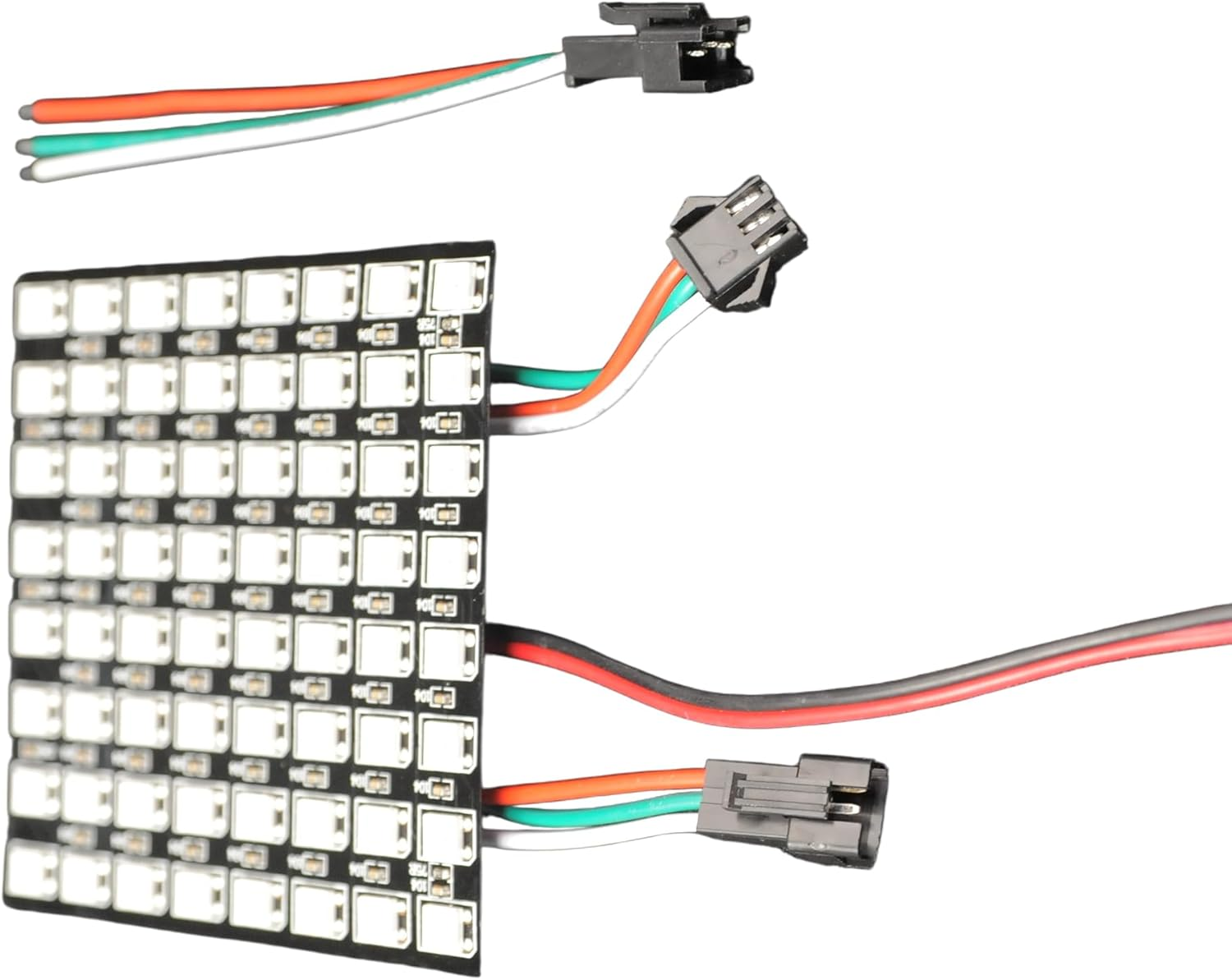 8X8 WS2812B RGB LED Matrix &ndash; 64 Individually Addressable Leds, Programmable Panel for Arduino, ESP32, Raspberry Pi, DIY Lighting Projects (8X8 RGB LED Matrix (64 Pixels)) image number 4