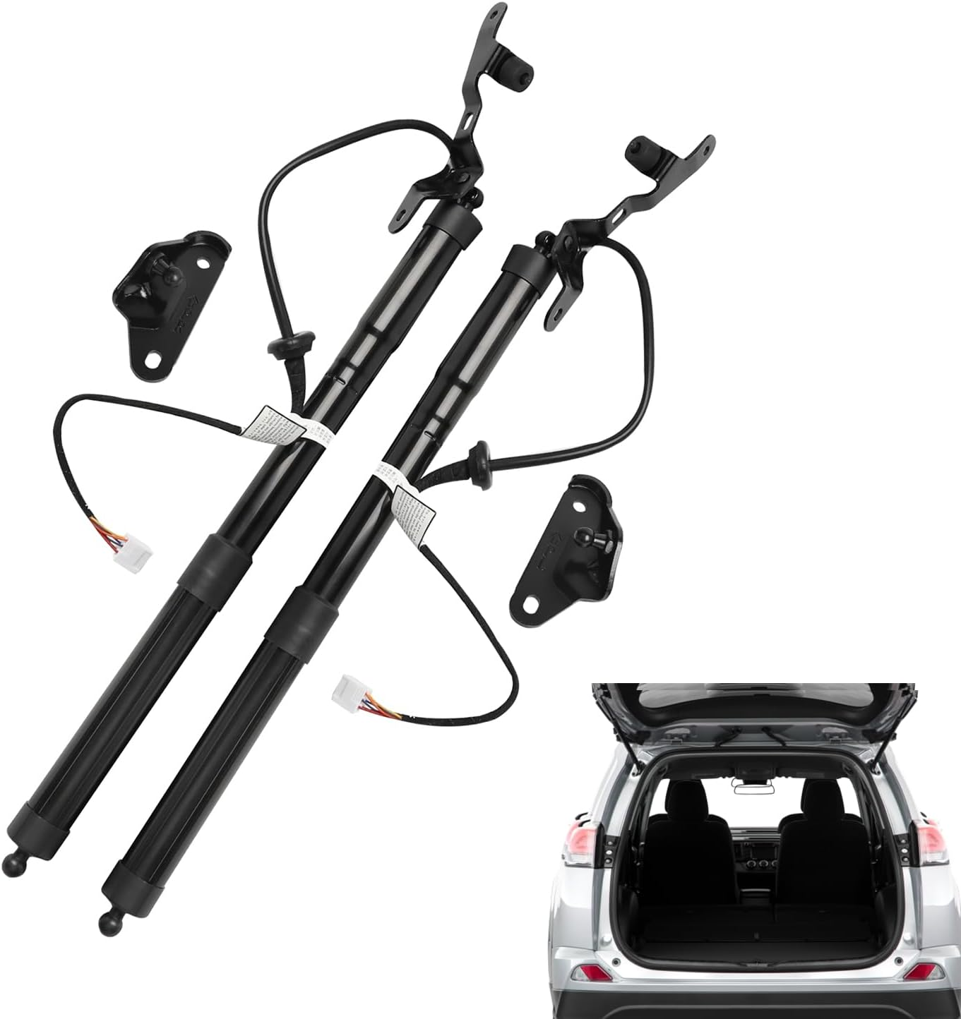 Power Rear Liftgate Struts Compatible with Toyota RAV4 2013-2018, 1 Pair Electric Trunk Struts Lift Support, 2Pcs Tailgate Power Shock Support Replacement 6892009010 6891009010 image number 4