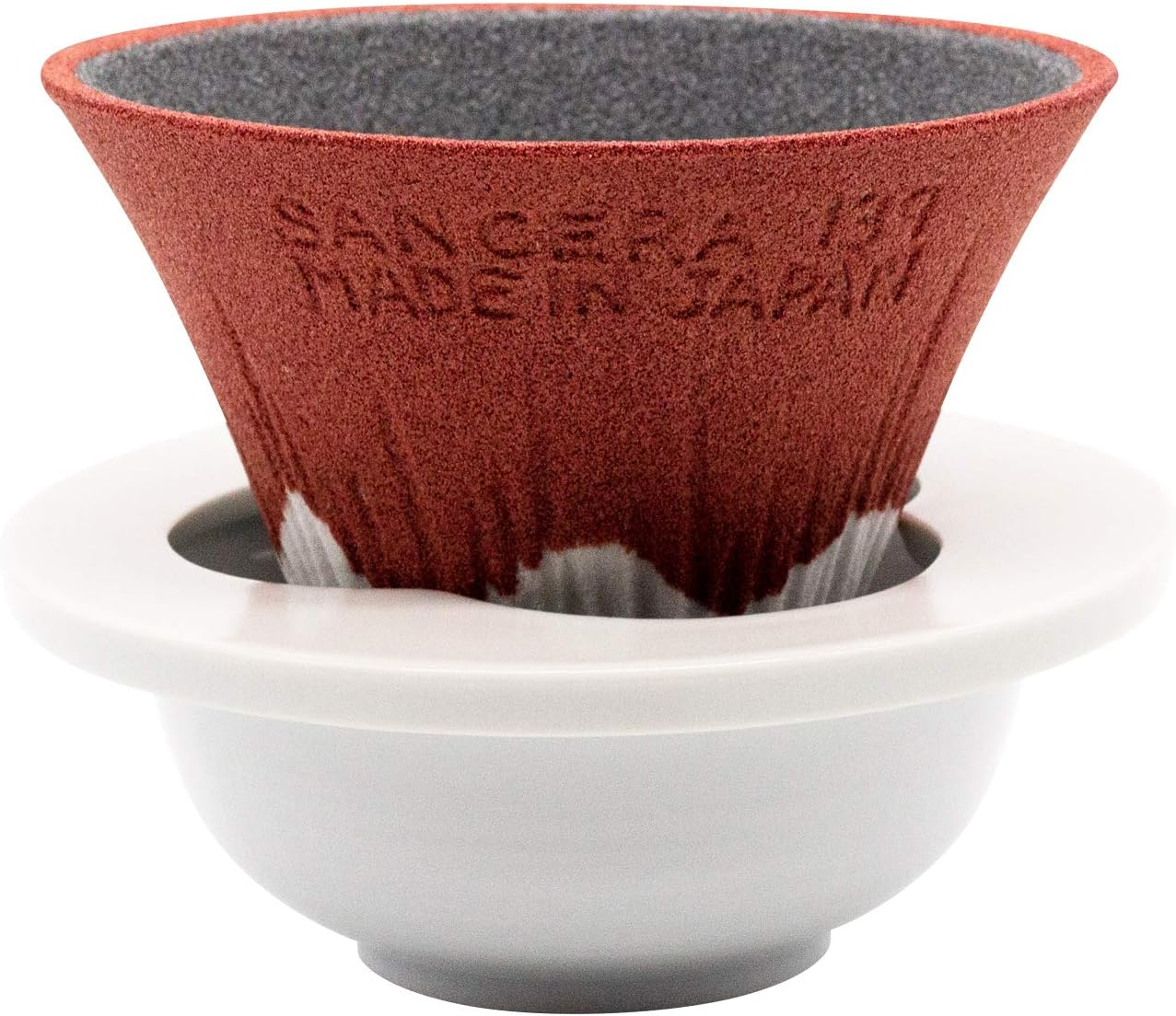 Kofil 1390400201 Standard Ceramic Coffee Filter Dripper with Dedicated Base, Blue