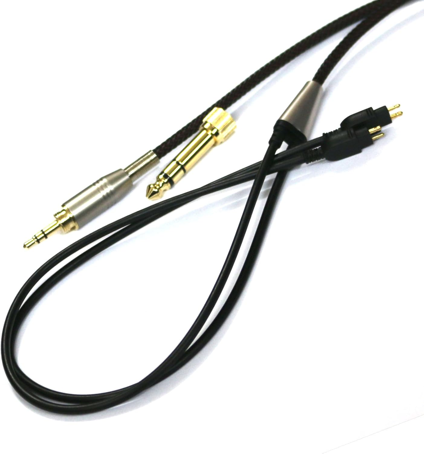 Newfantasia Replacement Audio Upgrade Cable for Sennheiser HD650, HD600, HD580, HD660S, Massdrop HD6XX Headphones 1.2Meters/4Feet image number 3