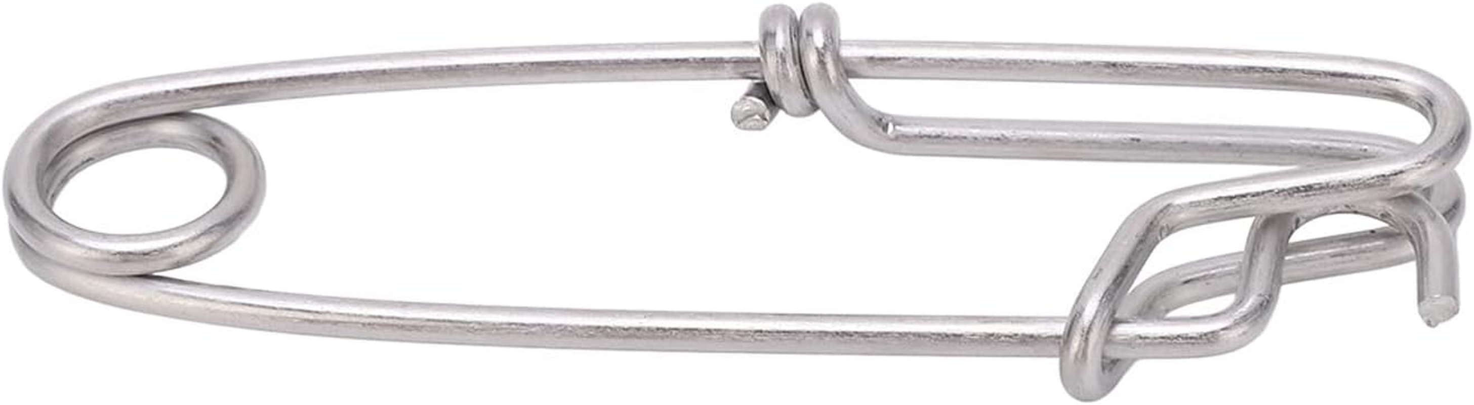 Closed Eye Fishing Clips Snap, Long Line Clips Snap Polished Lightweight for Surf Fishing 3.5 * 125MM